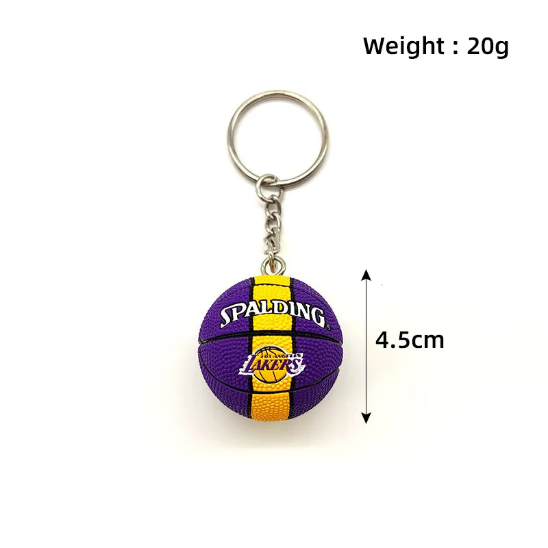 3D Basketball NBA Keychain | Keyring