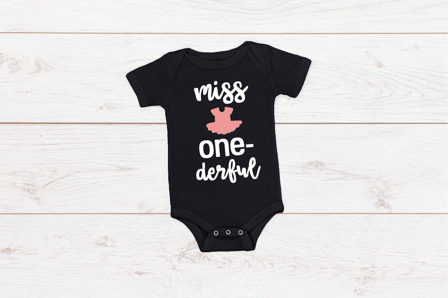 Baby First Birthday Romper "Miss One-derful"