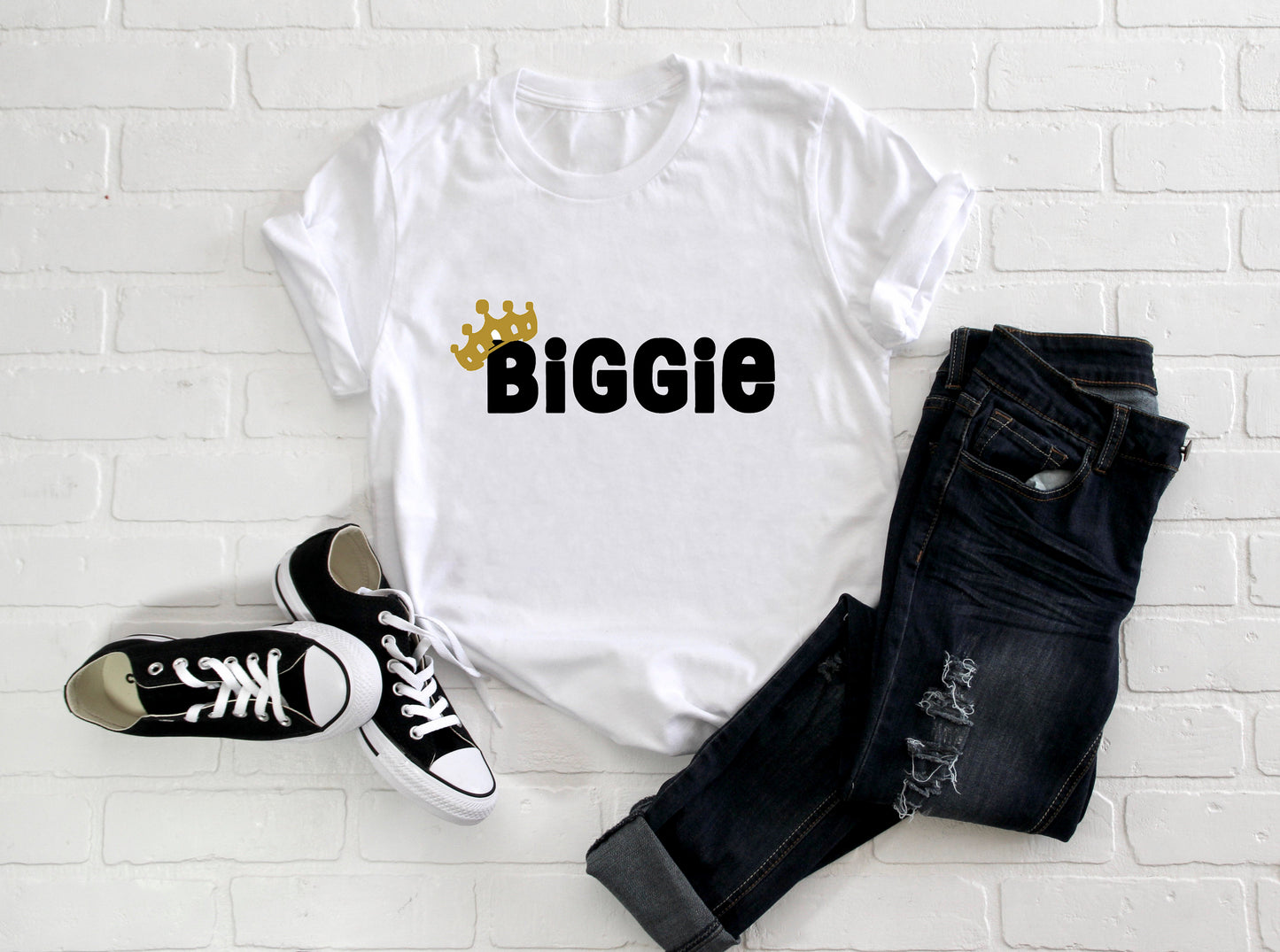 Family "Biggie/ Smalls" T-Shirt/ Romper