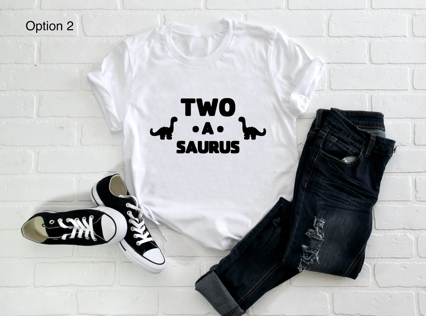 Kid's "Age-A-Saurus" Dinosaur Birthday T-Shirt