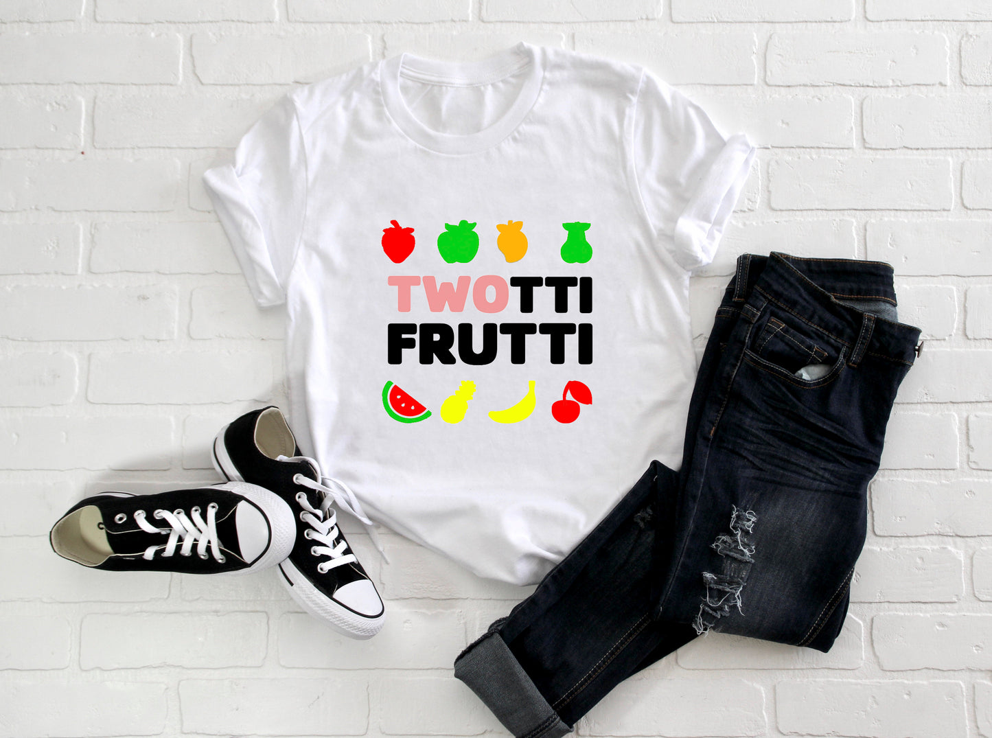 Kid's "Twotti Frutti" 2nd Birthday T-Shirt