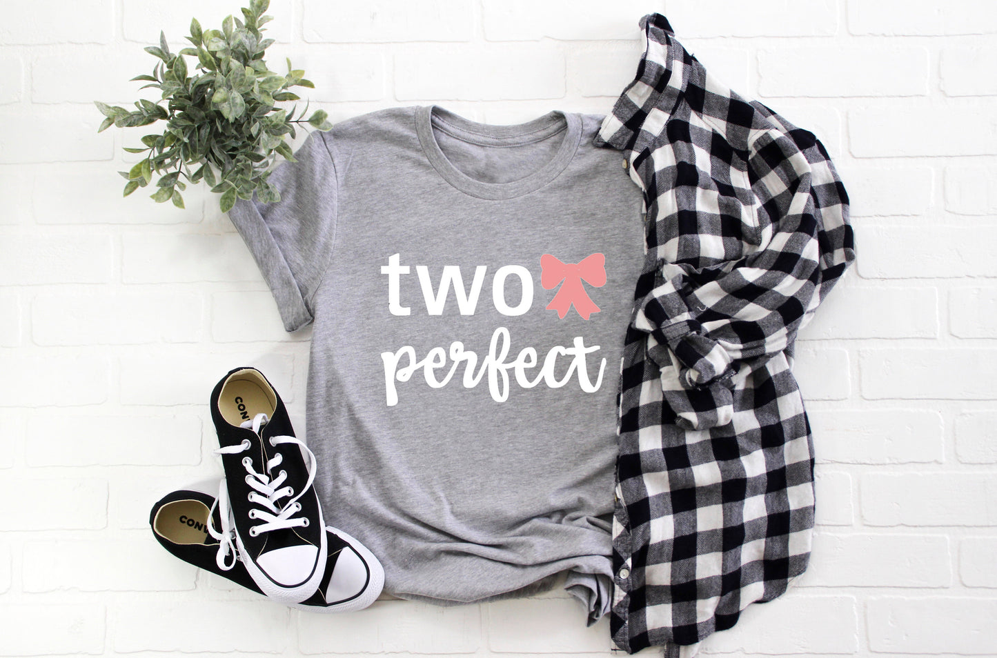 Kid's "Two Perfect" 2nd Birthday T-Shirt