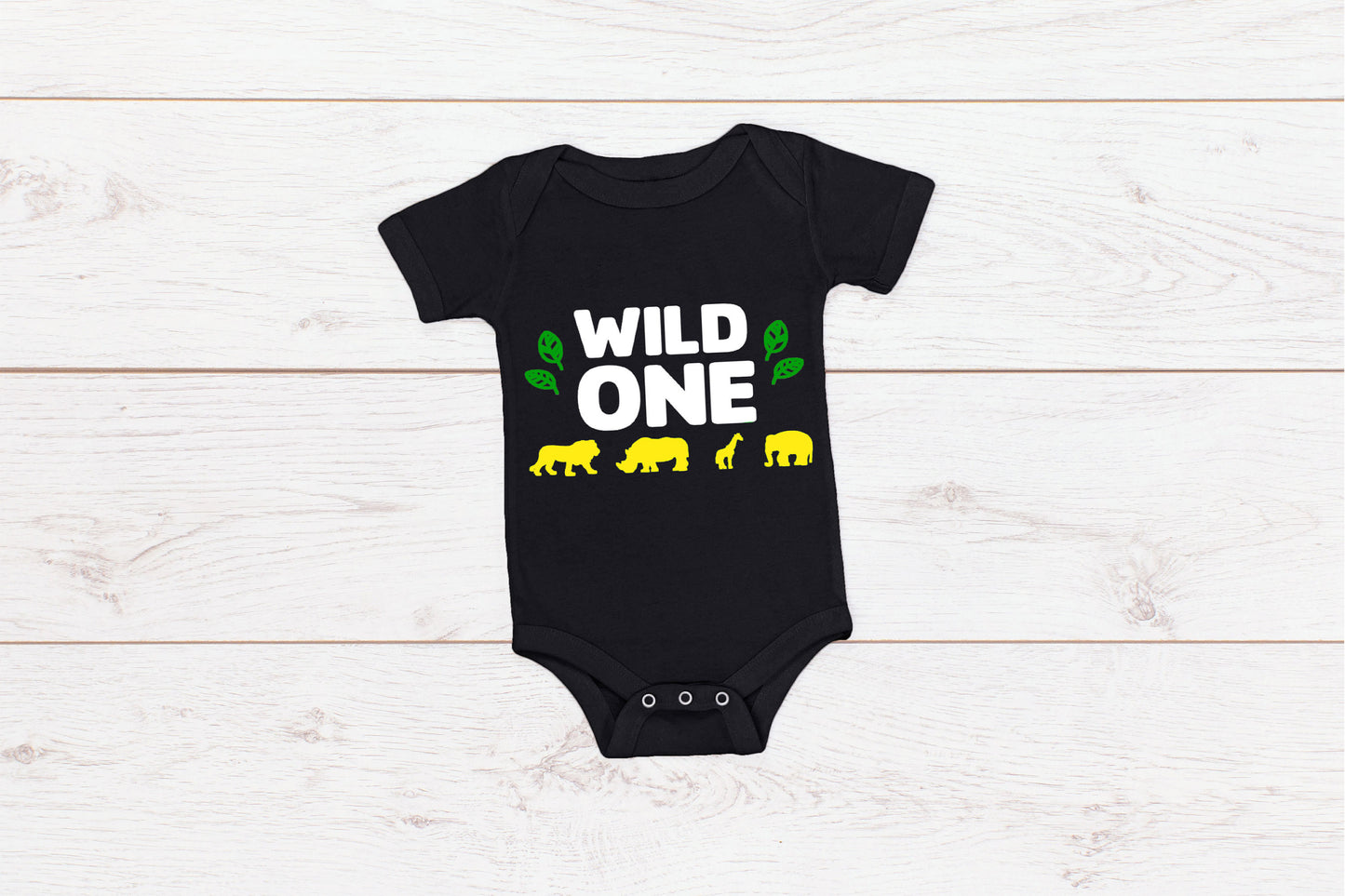 Baby First Birthday "Wild One" Romper/ T-Shirt