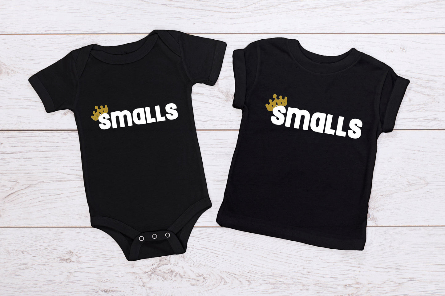 Family "Biggie/ Smalls" T-Shirt/ Romper
