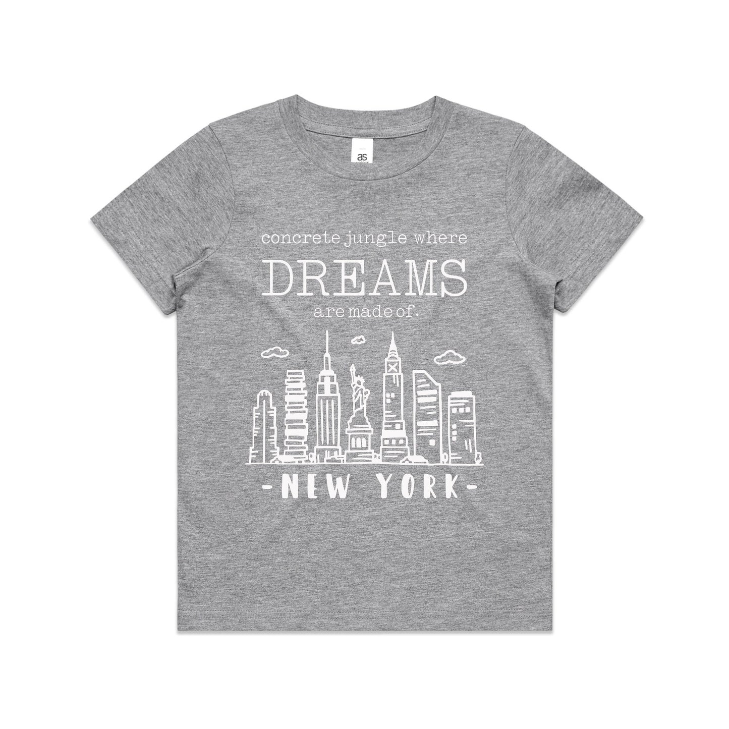 New York Concrete Jungle Where Dreams Are Made Of Adult/ Kid's/ Baby T-Shirt/ Romper