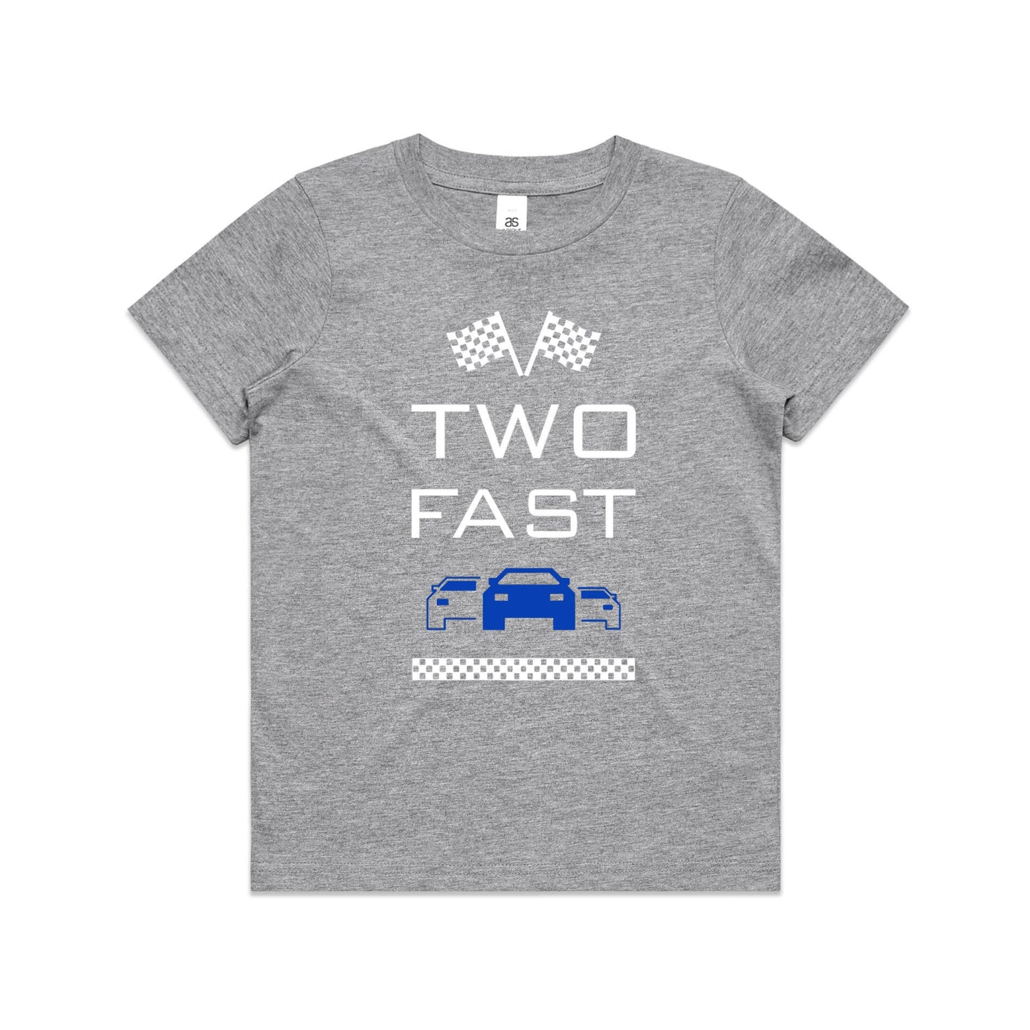 Kid's "Two Fast" 2nd Birthday T-Shirt Race Car T-Shirt