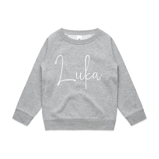 Children’s Signature Name Sweatshirt