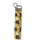 Handmade Key Fob Wristlet | Bees