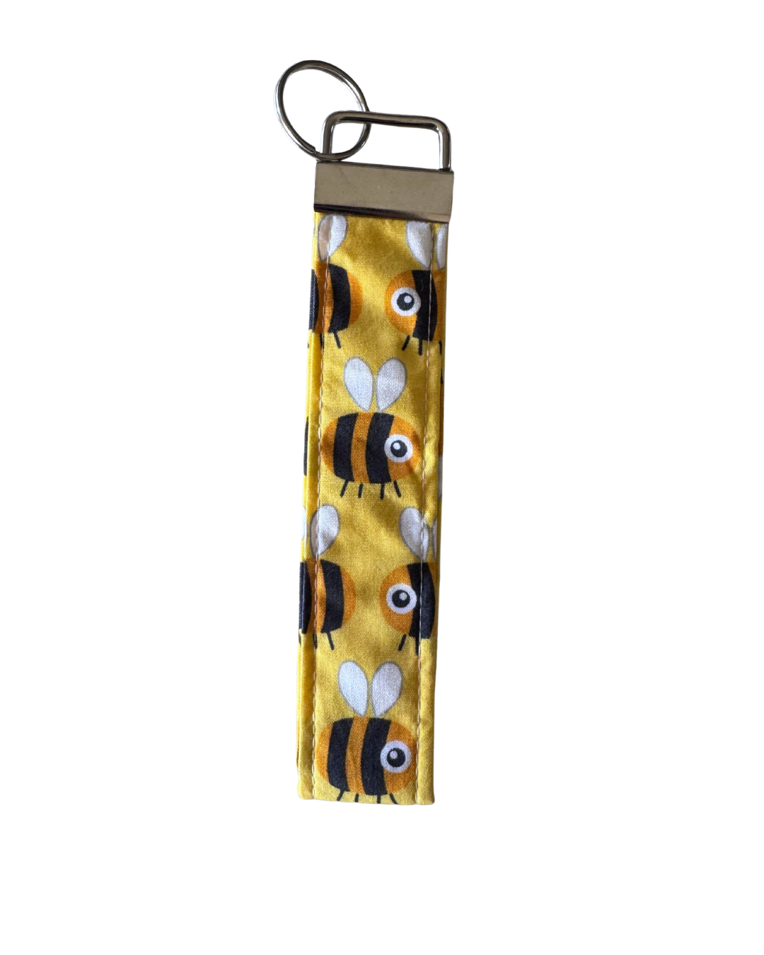 Handmade Key Fob Wristlet | Bees