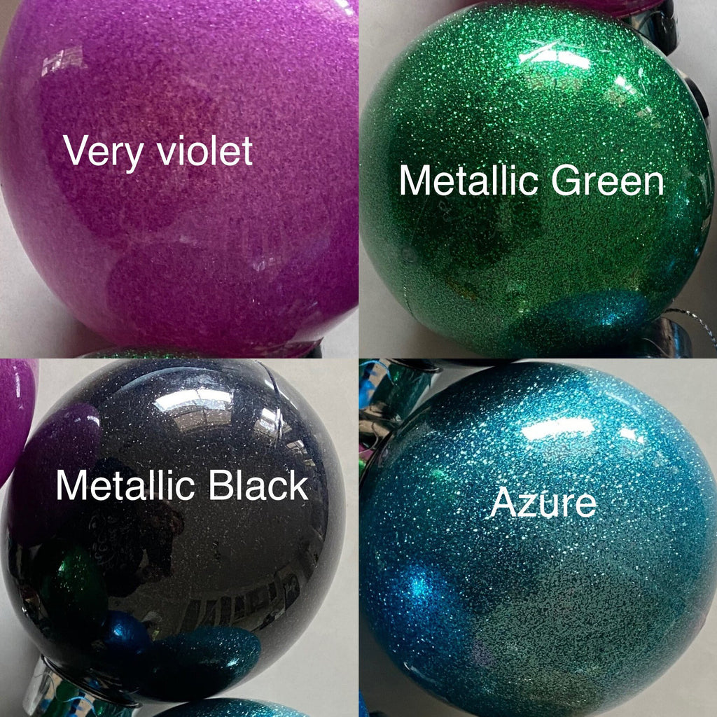 Personalised 80mm Glitter Christmas Bauble
