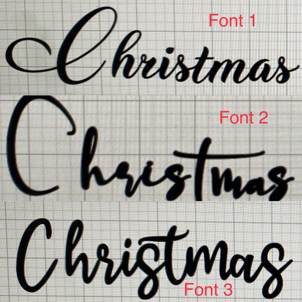 Personalised 80mm Glitter Christmas Bauble