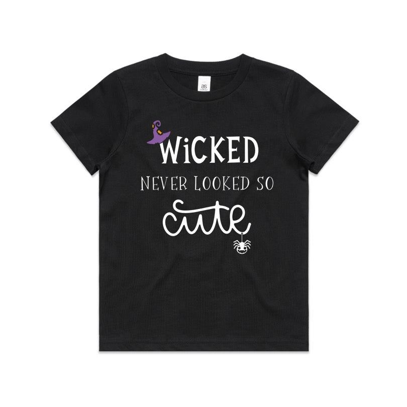 Wicked Never Looked So Cute Halloween Adult/ Toddler/ Baby T-Shirt/ Romper