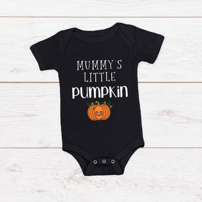 Mummy's/ Mommy's Little Pumpkin Halloween Adult/ Toddler/ Baby T-Shirt/ Romper