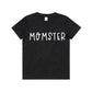 Adult/ Toddler/ Baby T-Shirt/ Romper Halloween "Mumster/ Momster"