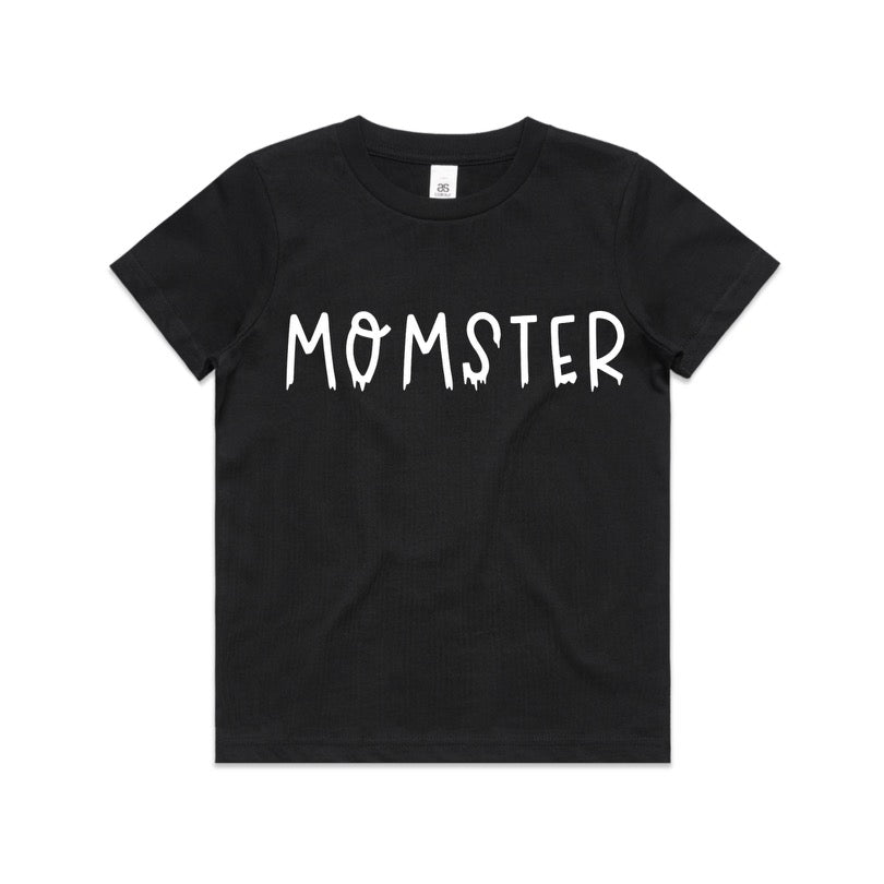 Adult/ Toddler/ Baby T-Shirt/ Romper Halloween "Mumster/ Momster"