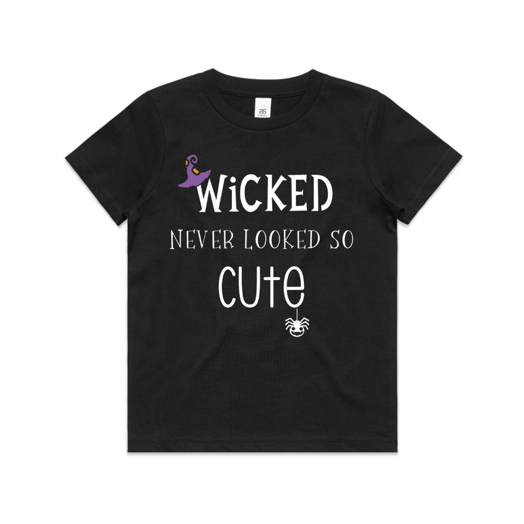 Wicked Never Looked So Cute Halloween Adult/ Toddler/ Baby T-Shirt/ Romper