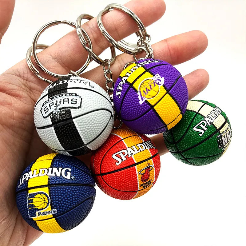 3D Basketball NBA Keychain | Keyring