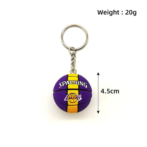 3D Basketball NBA Keychain | Keyring