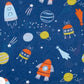 Space Rockets Handmade Fabric Face Mask 100% Cotton Reusable with Filter Pocket For Adults & Children