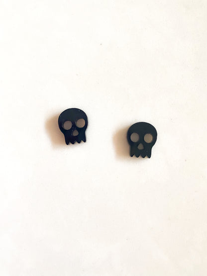 Skull Acrylic Stud Earrings
