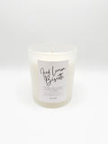 Hand poured 100% Natural Soy Candle | Iced Lemon Biscotti | Medium Candle