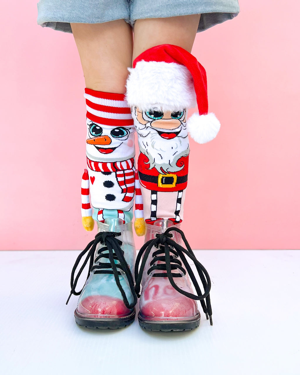 Santa and Snowman Socks | MADMIA