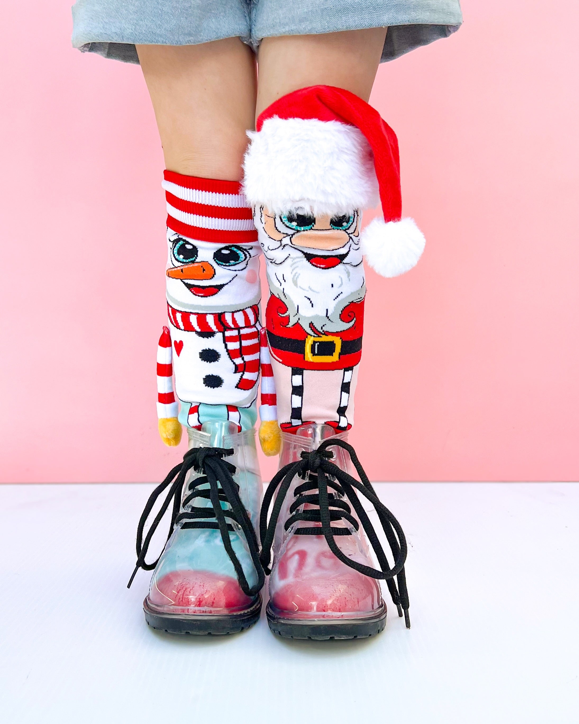 Santa and Snowman Socks | MADMIA