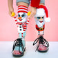 Santa and Snowman Socks