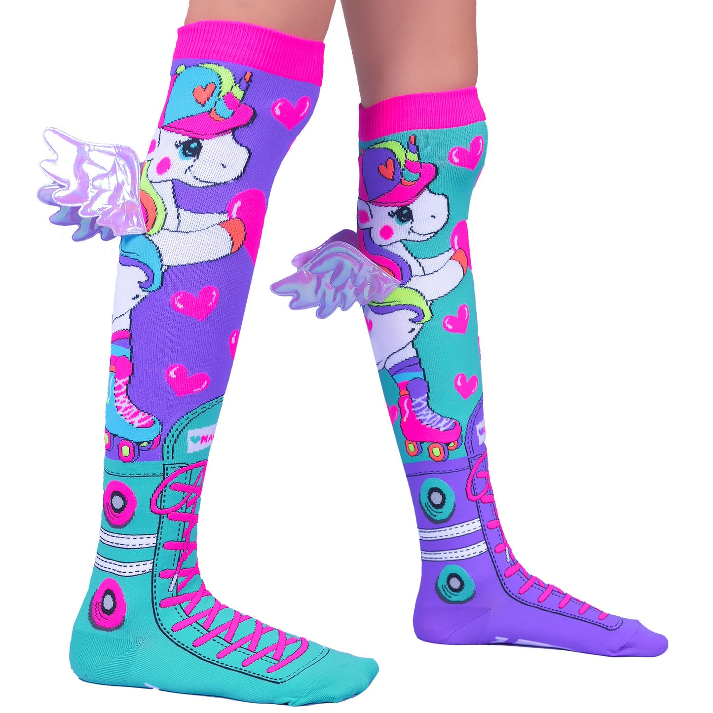 Skatercorn with Wings Socks