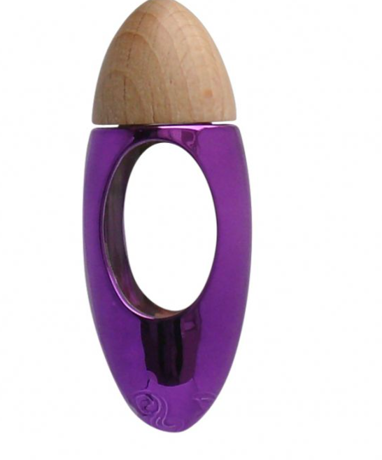 Dalmatian Plantation Silicone Bead Glass Bullet Shape Car Diffuser