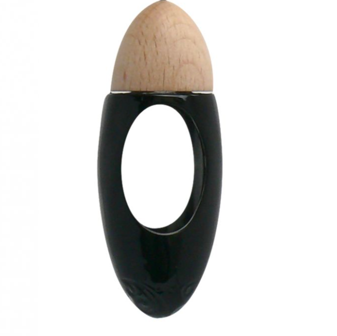 Lavender Lover Silicone Bead Glass Bullet Shape Car Diffuser