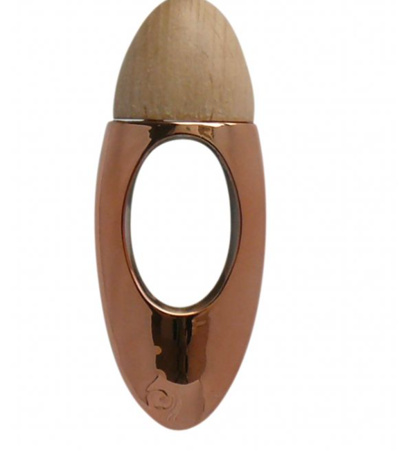 Peaches and Cream Silicone Bead Glass Bullet Shape Car Diffuser
