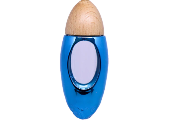Dalmatian Plantation Silicone Bead Glass Bullet Shape Car Diffuser