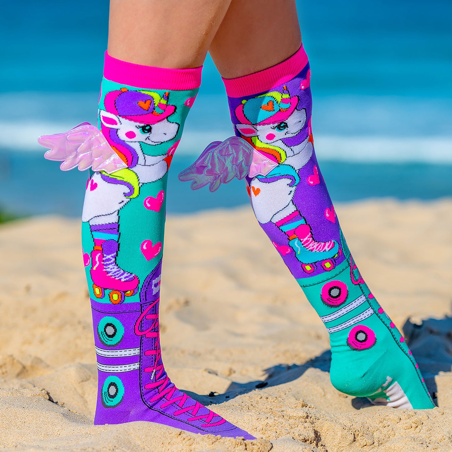 Skatercorn with Wings Socks