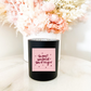 Hand poured 100% Natural Soy Christmas Candle | The Most Wonderful Time of the Year | Medium Candle