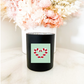 Hand poured 100% Natural Soy Christmas Candle | Candy Canes | Medium Candle
