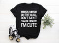 Mirror, Mirror On The Wall Don't Say It 'Cause I Know I'm Cute Adult/ Kid's/ Baby T-Shirt/ Romper