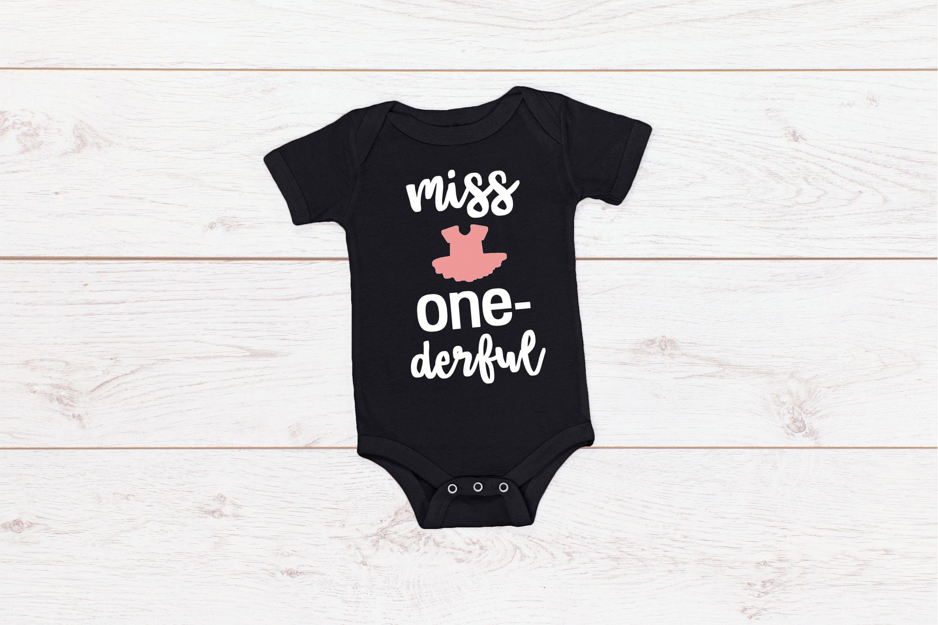 Baby First Birthday Romper "Miss One-derful"