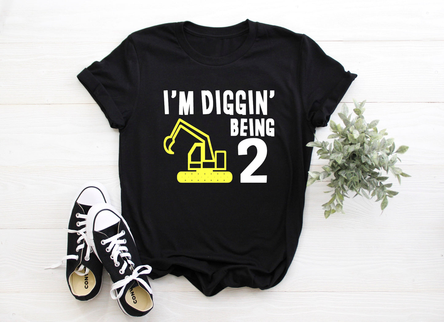 Kid's "I'm Diggin' Being (Insert Age)" T-Shirt/ Romper