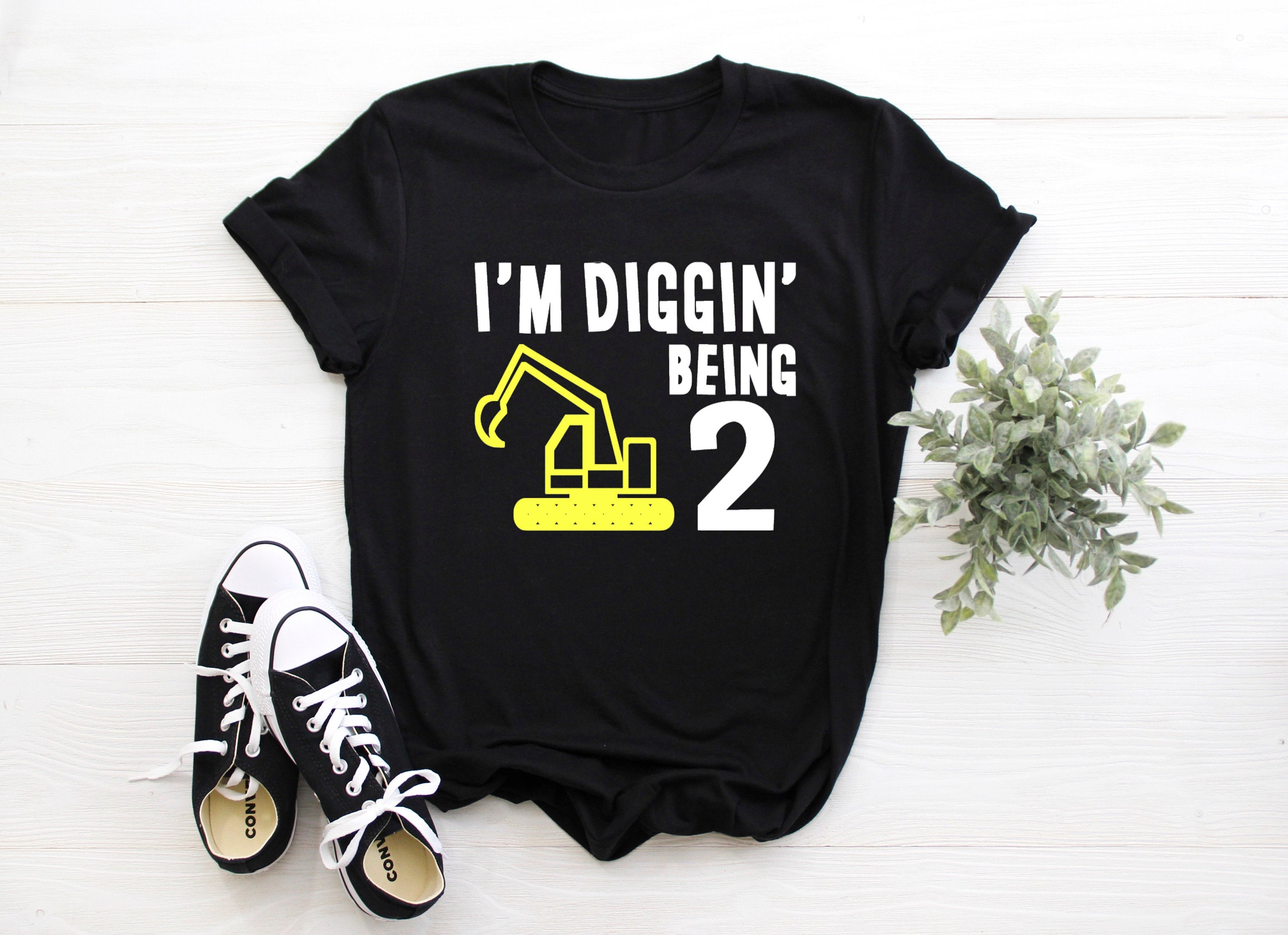 Kid's "I'm Diggin' Being (Insert Age)" T-Shirt/ Romper