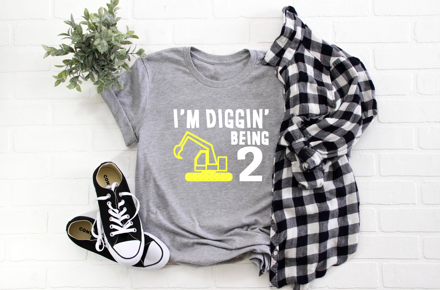 Kid's "I'm Diggin' Being (Insert Age)" T-Shirt/ Romper