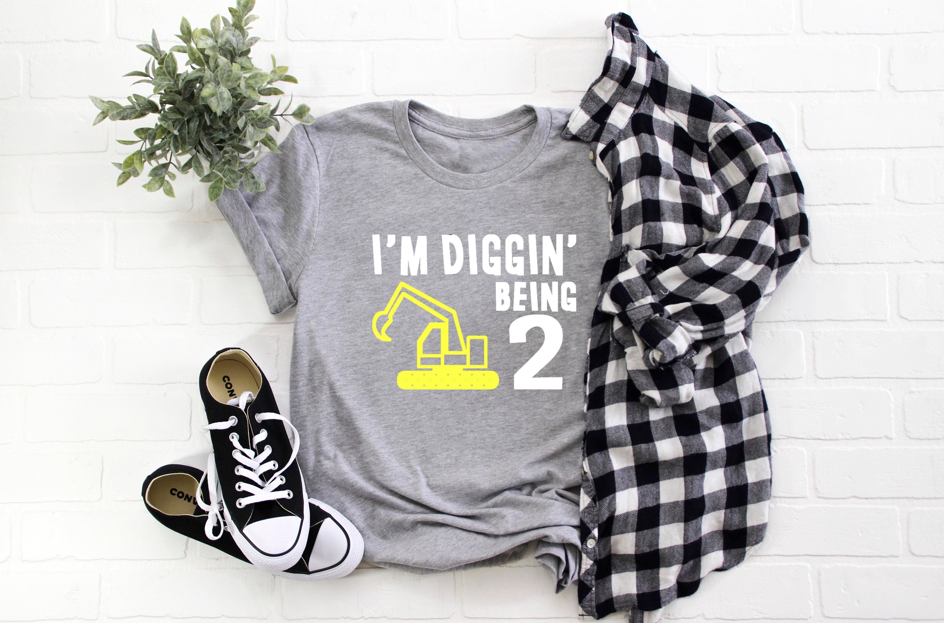 Kid's "I'm Diggin' Being (Insert Age)" T-Shirt/ Romper
