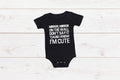Mirror, Mirror On The Wall Don't Say It 'Cause I Know I'm Cute Adult/ Kid's/ Baby T-Shirt/ Romper