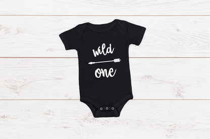 Baby First Birthday "Wild One"  Romper