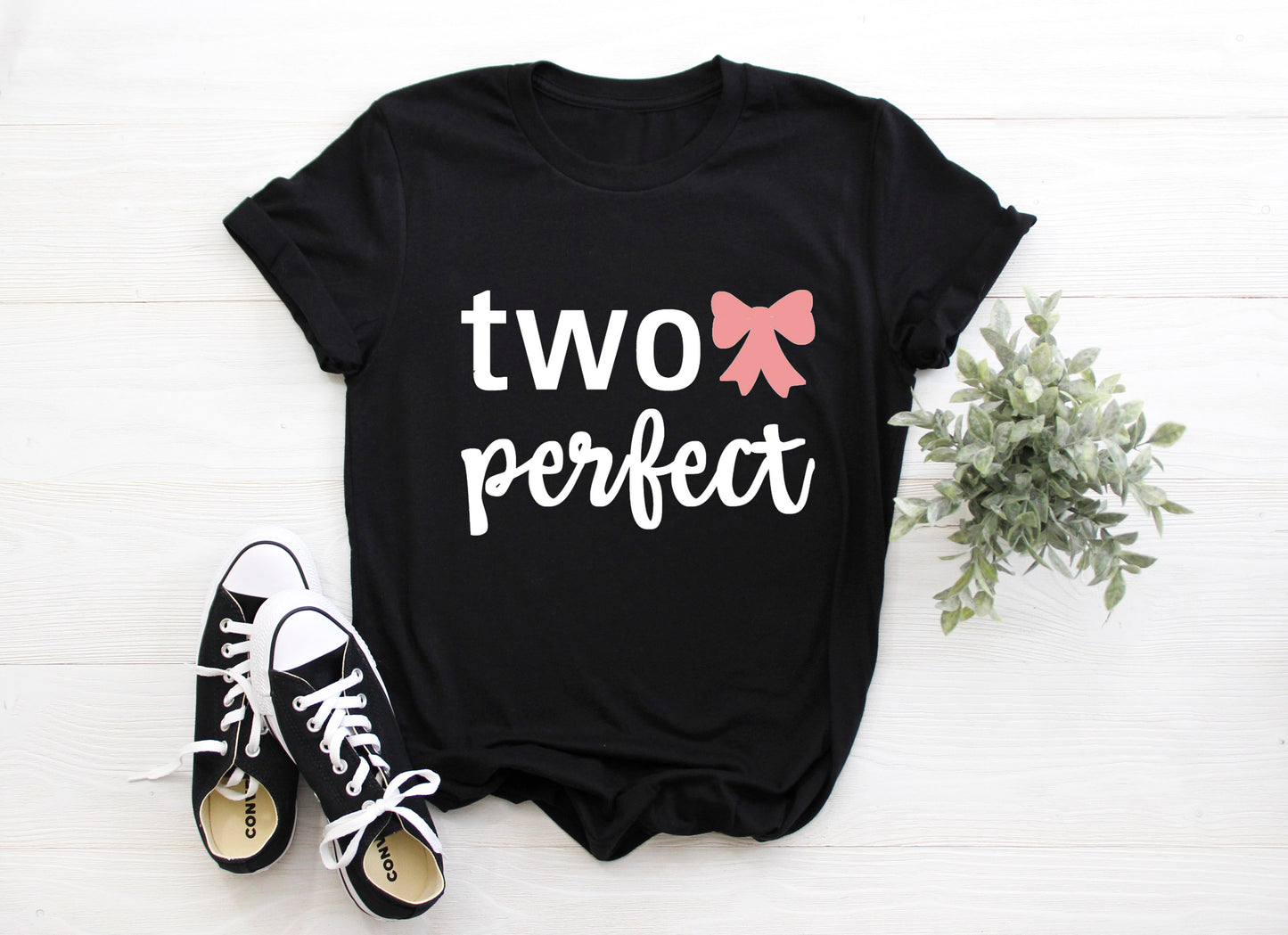 Kid's "Two Perfect" 2nd Birthday T-Shirt