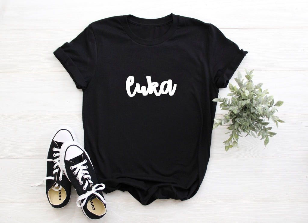 Kid's/ Baby Personalised Name T-Shirt/ Romper