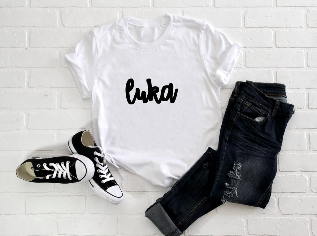 Kid's/ Baby Personalised Name T-Shirt/ Romper