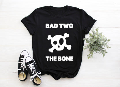 Kid's "Bad Two The Bone" 2nd Birthday T-Shirt