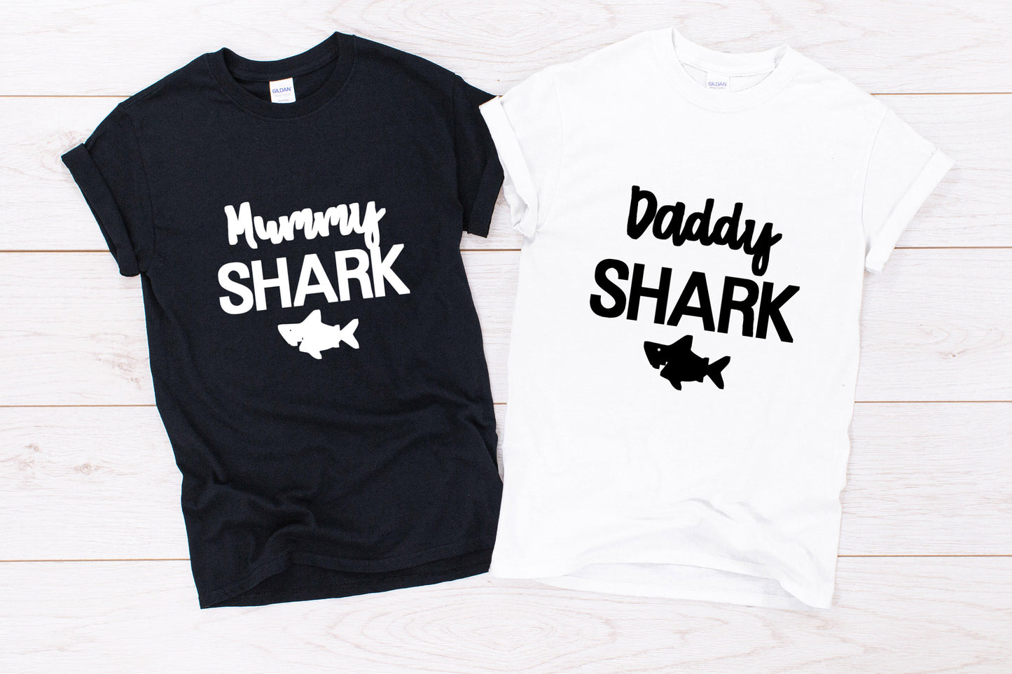 Family "Daddy Shark/ Mummy Shark/ Sister Shark/ Brother Shark/ Baby Shark" T-Shirt/ Romper