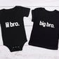Kid's "Big Bro/ Lil Bro/ Big Sis/ Lil Sis" T-Shirt/ Romper